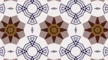 Kaleydoskop sorunsuz döngü sıra mandala desenler çok renkli hareketli grafik arka plan soyut. Yoga için ideal, kulüpleri, gösterir