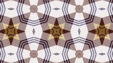 Kaleydoskop sorunsuz döngü sıra mandala desenler çok renkli hareketli grafik arka plan soyut. Yoga için ideal, kulüpleri, gösterir