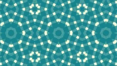 Kaleydoskop sorunsuz döngü sıra mandala desenler çok renkli hareketli grafik arka plan soyut. Yoga için ideal, kulüpleri, gösterir