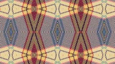 Kaleydoskop sorunsuz döngü sıra mandala desenler çok renkli hareketli grafik arka plan soyut. Yoga için ideal, kulüpleri, gösterir