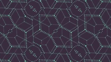 Kaleydoskop sorunsuz döngü sıra mandala desenler çok renkli hareketli grafik arka plan soyut. Yoga için ideal, kulüpleri, gösterir