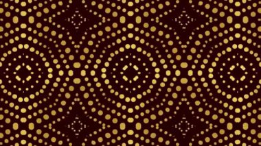 Kaleydoskop sorunsuz döngü sıra mandala desenler çok renkli hareketli grafik arka plan soyut. Yoga için ideal, kulüpleri, gösterir