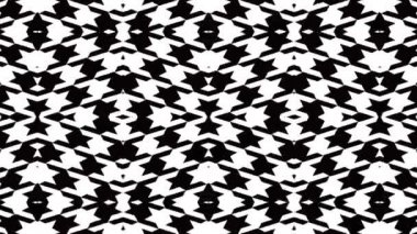 Kaleydoskop sorunsuz döngü sıra mandala desenler çok renkli hareketli grafik arka plan soyut. Yoga için ideal, kulüpleri, gösterir