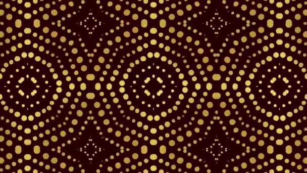 Caleidoscoop Naadloze Loops Reeks Mandala Patronen Abstract Veelkleurige Beweging Grafische — Stockvideo