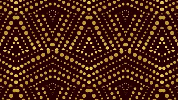 Kalejdoskop Sömlös Loop Sekvens Mandala Mönster Abstrakta Mångfärgade Rörelse Grafik — Stockvideo