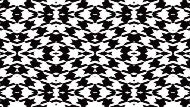 Kaléidoscope boucle transparente séquence mandala motifs abstraits multicolores fond graphique de mouvement. Idéal pour le yoga, clubs, spectacles 