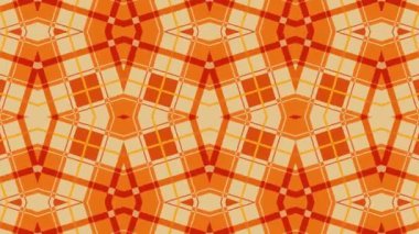 Kaleydoskop sorunsuz döngü sıra mandala desenler çok renkli hareketli grafik arka plan soyut. Yoga için ideal, kulüpleri, gösterir