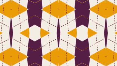 Kaleydoskop sorunsuz döngü sıra mandala desenler çok renkli hareketli grafik arka plan soyut. Yoga için ideal, kulüpleri, gösterir