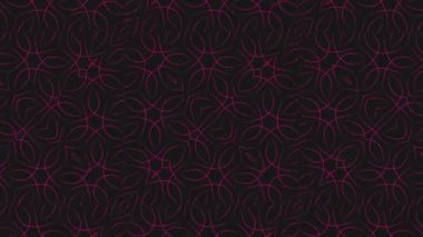 Kaleydoskop sorunsuz döngü sıra mandala desenler çok renkli hareketli grafik arka plan soyut. Yoga için ideal, kulüpleri, gösterir