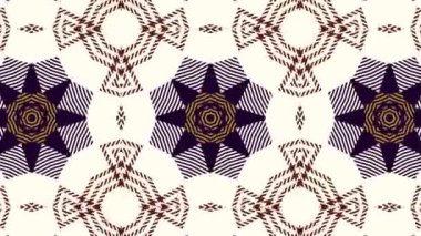 Kaleydoskop sorunsuz döngü sıra mandala desenler çok renkli hareketli grafik arka plan soyut. Yoga için ideal, kulüpleri, gösterir