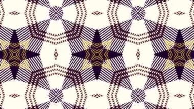 Kaleydoskop sorunsuz döngü sıra mandala desenler çok renkli hareketli grafik arka plan soyut. Yoga için ideal, kulüpleri, gösterir