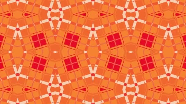 Kaleidoskop Nahtlose Schleifensequenz Mandala Muster Abstrakte Mehrfarbige Bewegungsgrafik Hintergrund Ideal — Stockvideo