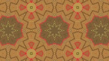 Kaleydoskop sorunsuz döngü sıra mandala desenler çok renkli hareketli grafik arka plan soyut. Yoga için ideal, kulüpleri, gösterir