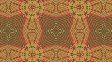 Kaleydoskop sorunsuz döngü sıra mandala desenler çok renkli hareketli grafik arka plan soyut. Yoga için ideal, kulüpleri, gösterir