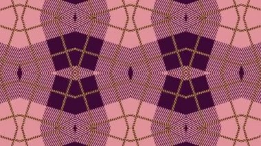 Kaleydoskop sorunsuz döngü sıra mandala desenler çok renkli hareketli grafik arka plan soyut. Yoga için ideal, kulüpleri, gösterir