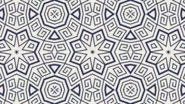 Kaleydoskop sorunsuz döngü sıra mandala desenler çok renkli hareketli grafik arka plan soyut. Yoga için ideal, kulüpleri, gösterir