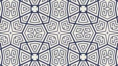 Kaleydoskop sorunsuz döngü sıra mandala desenler çok renkli hareketli grafik arka plan soyut. Yoga için ideal, kulüpleri, gösterir