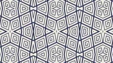 Kaleydoskop sorunsuz döngü sıra mandala desenler çok renkli hareketli grafik arka plan soyut. Yoga için ideal, kulüpleri, gösterir
