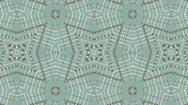 Kaleidoskop Nahtlose Schleifensequenz Mandala Muster Abstrakte Mehrfarbige Bewegungsgrafik Hintergrund Ideal — Stockvideo