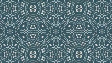 Kaleydoskop sorunsuz döngü sıra mandala desenler çok renkli hareketli grafik arka plan soyut. Yoga için ideal, kulüpleri, gösterir