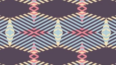 Kaleydoskop sorunsuz döngü sıra mandala desenler çok renkli hareketli grafik arka plan soyut. Yoga için ideal, kulüpleri, gösterir