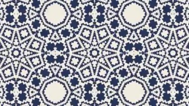 Kaleydoskop sorunsuz döngü sıra mandala desenler çok renkli hareketli grafik arka plan soyut. Yoga için ideal, kulüpleri, gösterir