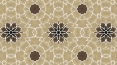 Kaleydoskop sorunsuz döngü sıra mandala desenler çok renkli hareketli grafik arka plan soyut. Yoga için ideal, kulüpleri, gösterir