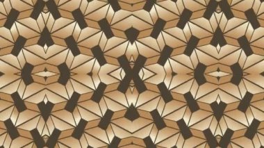 Kaleydoskop sorunsuz döngü sıra mandala desenler çok renkli hareketli grafik arka plan soyut. Yoga için ideal, kulüpleri, gösterir