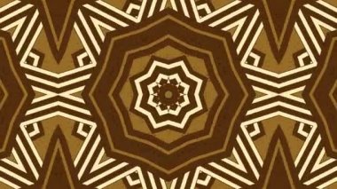 Kaleydoskop sorunsuz döngü sıra mandala desenler çok renkli hareketli grafik arka plan soyut. Yoga için ideal, kulüpleri, gösterir