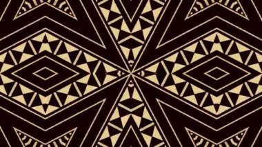 Kaleydoskop sorunsuz döngü sıra mandala desenler çok renkli hareketli grafik arka plan soyut. Yoga için ideal, kulüpleri, gösterir