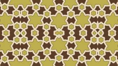 Kaleydoskop sorunsuz döngü sıra mandala desenler çok renkli hareketli grafik arka plan soyut. Yoga için ideal, kulüpleri, gösterir