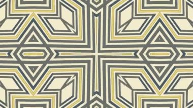 Kaleydoskop sorunsuz döngü sıra mandala desenler çok renkli hareketli grafik arka plan soyut. Yoga için ideal, kulüpleri, gösterir