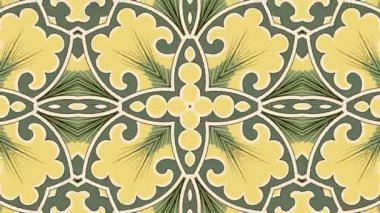 Kaleydoskop sorunsuz döngü sıra mandala desenler çok renkli hareketli grafik arka plan soyut. Yoga için ideal, kulüpleri, gösterir