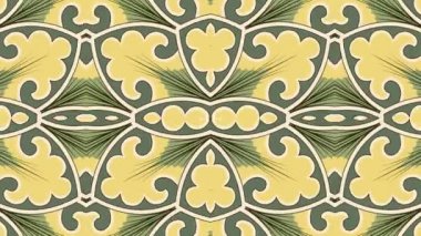 Kaleydoskop sorunsuz döngü sıra mandala desenler çok renkli hareketli grafik arka plan soyut. Yoga için ideal, kulüpleri, gösterir