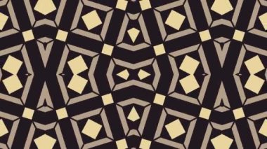 Kaleydoskop sorunsuz döngü sıra mandala desenler çok renkli hareketli grafik arka plan soyut. Yoga için ideal, kulüpleri, gösterir