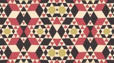 Kaleydoskop sorunsuz döngü sıra mandala desenler çok renkli hareketli grafik arka plan soyut. Yoga için ideal, kulüpleri, gösterir