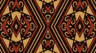 Kaleydoskop sorunsuz döngü sıra mandala desenler çok renkli hareketli grafik arka plan soyut. Yoga için ideal, kulüpleri, gösterir