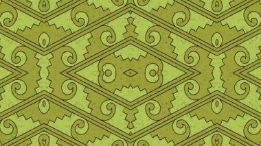 Kaleydoskop sorunsuz döngü sıra mandala desenler çok renkli hareketli grafik arka plan soyut. Yoga için ideal, kulüpleri, gösterir