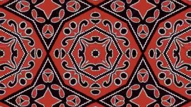 Kaleydoskop sorunsuz döngü sıra mandala desenler çok renkli hareketli grafik arka plan soyut. Yoga için ideal, kulüpleri, gösterir