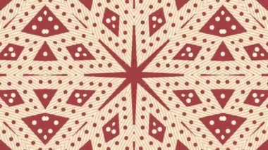 Kaleydoskop sorunsuz döngü sıra mandala desenler çok renkli hareketli grafik arka plan soyut. Yoga için ideal, kulüpleri, gösterir