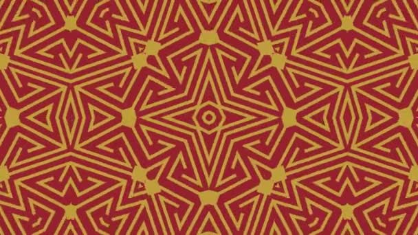 Kaleidoskop bezešvé smyčka sekvence mandala vzory abstraktní vícebarevné pohybu grafiky pozadí. Ideální pro jógu, kluby, ukazuje