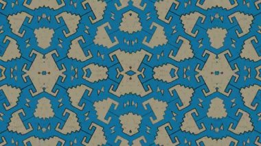Kaleydoskop sorunsuz döngü sıra mandala desenler çok renkli hareketli grafik arka plan soyut. Yoga için ideal, kulüpleri, gösterir