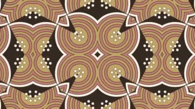 Kaleydoskop sorunsuz döngü sıra mandala desenler çok renkli hareketli grafik arka plan soyut. Yoga için ideal, kulüpleri, gösterir