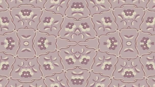 Kaleidoskop Nahtlose Schleifensequenz Mandala Muster Abstrakte Mehrfarbige Bewegungsgrafik Hintergrund Ideal — Stockvideo