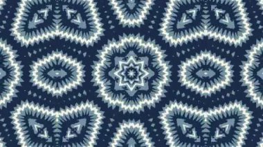 Kaleydoskop sorunsuz döngü sıra mandala desenler çok renkli hareketli grafik arka plan soyut. Yoga için ideal, kulüpleri, gösterir