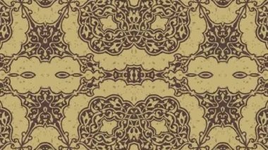 Kaleydoskop sorunsuz döngü sıra mandala desenler çok renkli hareketli grafik arka plan soyut. Yoga için ideal, kulüpleri, gösterir