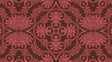 Kaleydoskop sorunsuz döngü sıra mandala desenler çok renkli hareketli grafik arka plan soyut. Yoga için ideal, kulüpleri, gösterir