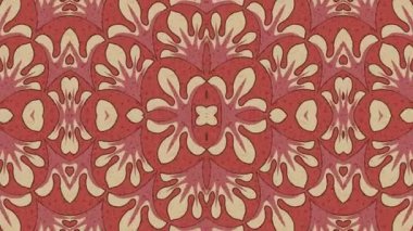 Kaleydoskop sorunsuz döngü sıra mandala desenler çok renkli hareketli grafik arka plan soyut. Yoga için ideal, kulüpleri, gösterir