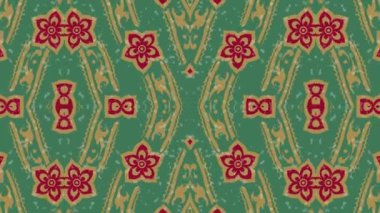 Kaleydoskop sorunsuz döngü sıra mandala desenler çok renkli hareketli grafik arka plan soyut. Yoga için ideal, kulüpleri, gösterir