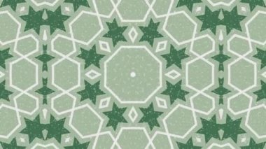 Kaleydoskop sorunsuz döngü sıra mandala desenler çok renkli hareketli grafik arka plan soyut. Yoga için ideal, kulüpleri, gösterir